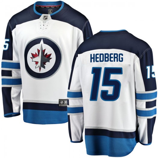 Anders Hedberg Winnipeg Jets Youth Fanatics Branded White Breakaway Away Jersey