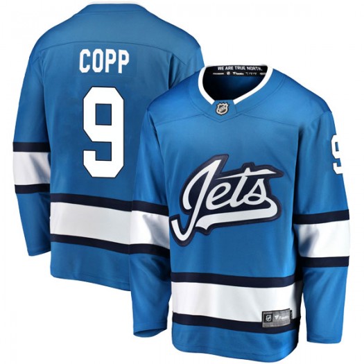 Andrew Copp Winnipeg Jets Men's Fanatics Branded Blue Breakaway Alternate Jersey