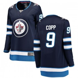 Andrew Copp Winnipeg Jets Women's Fanatics Branded Blue Breakaway Home Jersey