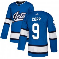 Andrew Copp Winnipeg Jets Youth Adidas Authentic Blue Alternate Jersey