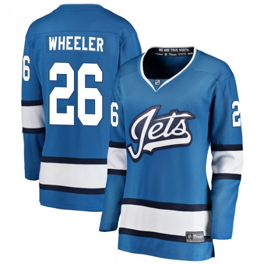 Blake Wheeler Winnipeg Jets Women's Fanatics Branded Blue Breakaway Alternate Jersey
