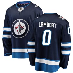 Brad Lambert Winnipeg Jets Men's Fanatics Branded Blue Breakaway Home Jersey