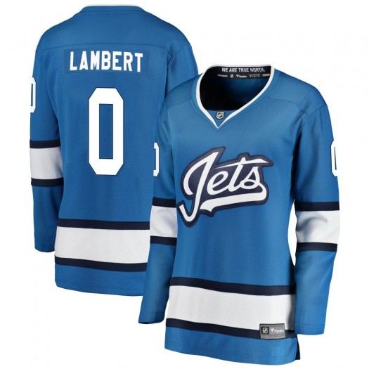 Brad Lambert Winnipeg Jets Women's Fanatics Branded Blue Breakaway Alternate Jersey