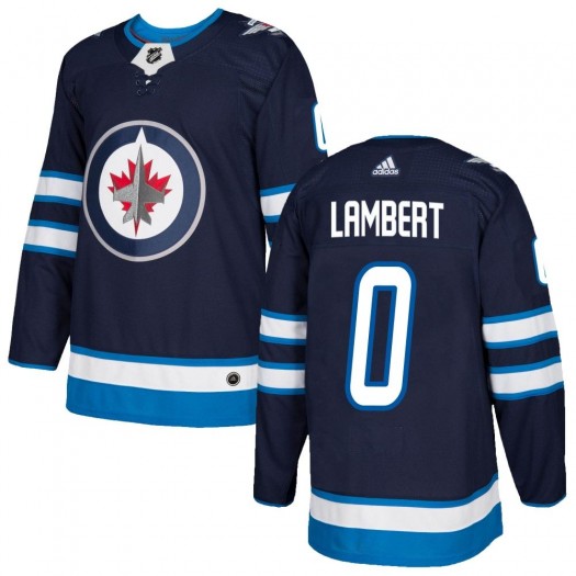 Brad Lambert Winnipeg Jets Youth Adidas Authentic Navy Home Jersey