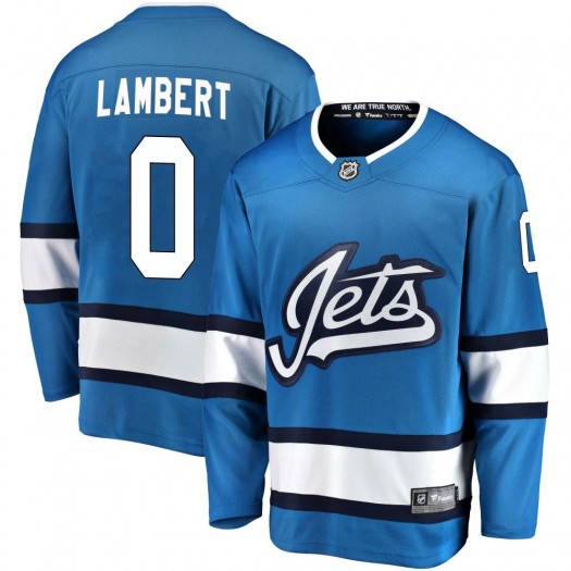 Brad Lambert Winnipeg Jets Youth Fanatics Branded Blue Breakaway Alternate Jersey