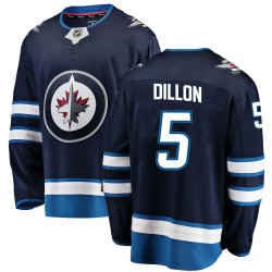 Brenden Dillon Winnipeg Jets Men's Fanatics Branded Blue Breakaway Home Jersey