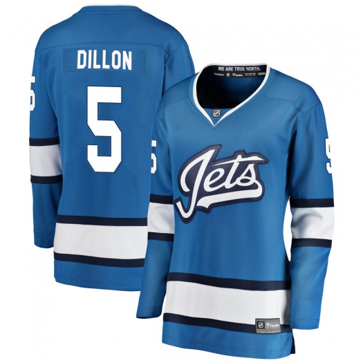 Brenden Dillon Winnipeg Jets Women's Fanatics Branded Blue Breakaway Alternate Jersey