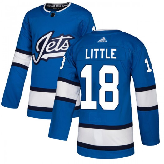 Bryan Little Winnipeg Jets Youth Adidas Authentic Blue Alternate Jersey