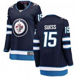 C.J. Suess Winnipeg Jets Women's Fanatics Branded Blue Breakaway Home Jersey