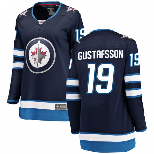 David Gustafsson Winnipeg Jets Women's Fanatics Branded Blue Breakaway Home Jersey