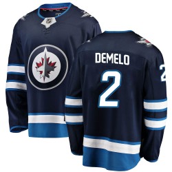 Dylan DeMelo Winnipeg Jets Men's Fanatics Branded Blue Breakaway Home Jersey