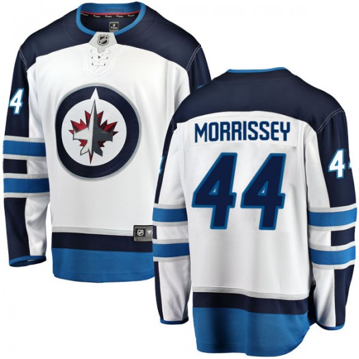 Josh Morrissey Winnipeg Jets Men's Fanatics Branded White Breakaway Away Jersey
