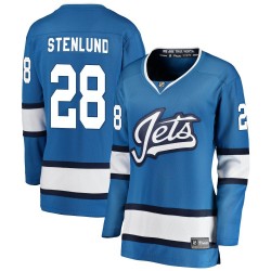 Kevin Stenlund Winnipeg Jets Women's Fanatics Branded Blue Breakaway Alternate Jersey