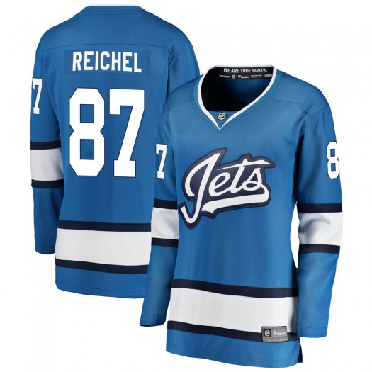 Kristian Reichel Winnipeg Jets Women's Fanatics Branded Blue Breakaway Alternate Jersey