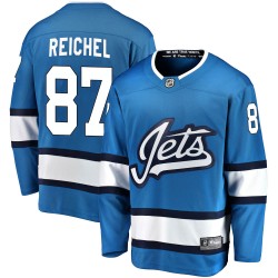 Kristian Reichel Winnipeg Jets Youth Fanatics Branded Blue Breakaway Alternate Jersey