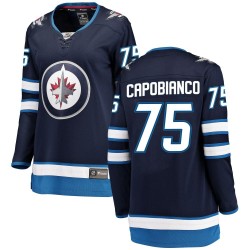 Kyle Capobianco Winnipeg Jets Women's Fanatics Branded Blue Breakaway Home Jersey
