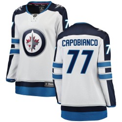 Kyle Capobianco Winnipeg Jets Women's Fanatics Branded White Breakaway Away Jersey