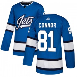 Kyle Connor Winnipeg Jets Men's Adidas Authentic Blue Alternate Jersey