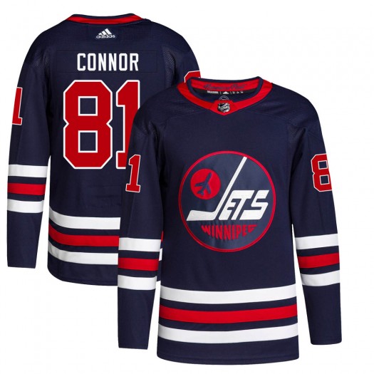 Kyle Connor Winnipeg Jets Men's Adidas Authentic Navy 2021/22 Alternate Primegreen Pro Jersey