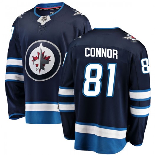 Kyle Connor Winnipeg Jets Men's Fanatics Branded Blue Breakaway Home Jersey