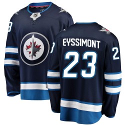 Michael Eyssimont Winnipeg Jets Youth Fanatics Branded Blue Breakaway Home Jersey