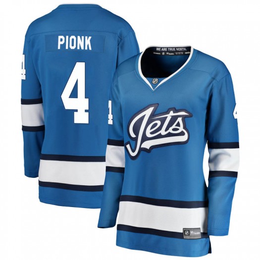Neal Pionk Winnipeg Jets Women's Fanatics Branded Blue Breakaway Alternate Jersey