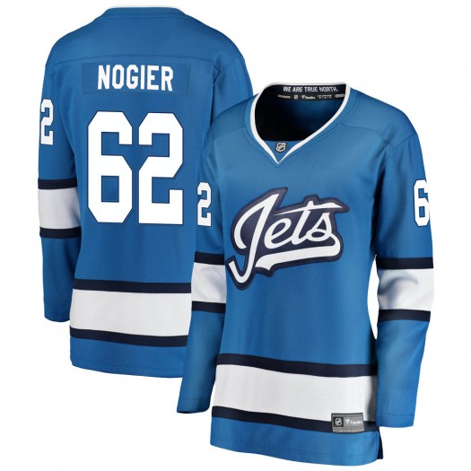 Nelson Nogier Winnipeg Jets Women's Fanatics Branded Blue Breakaway Alternate Jersey