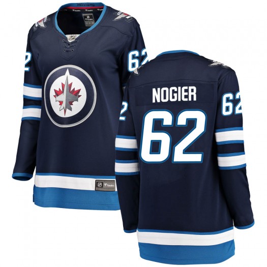 Nelson Nogier Winnipeg Jets Women's Fanatics Branded Blue Breakaway Home Jersey