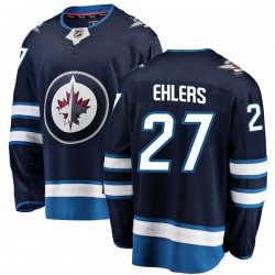 Nikolaj Ehlers Winnipeg Jets Men's Fanatics Branded Blue Breakaway Home Jersey