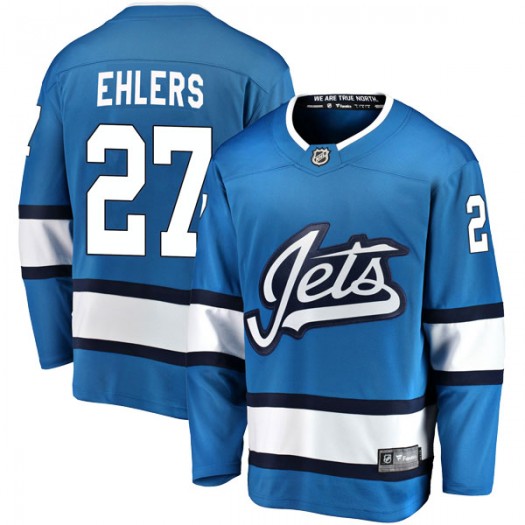 Nikolaj Ehlers Winnipeg Jets Youth Fanatics Branded Blue Breakaway Alternate Jersey