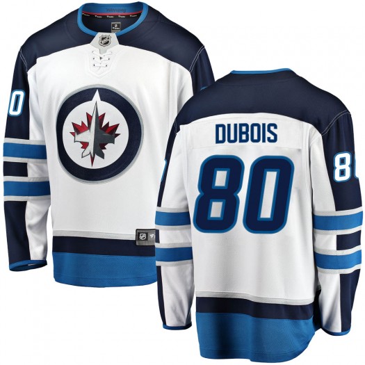 Pierre-Luc Dubois Winnipeg Jets Men's Fanatics Branded White Breakaway Away Jersey