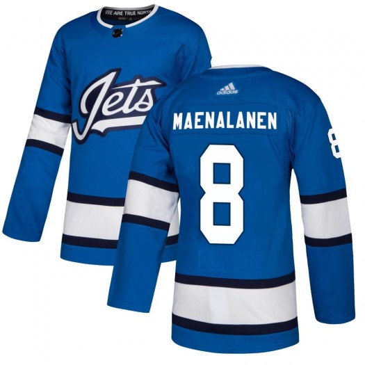 Saku Maenalanen Winnipeg Jets Youth Adidas Authentic Blue Alternate Jersey