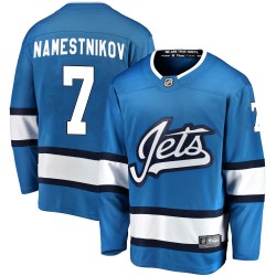 Vladislav Namestnikov Winnipeg Jets Men's Fanatics Branded Blue Breakaway Alternate Jersey