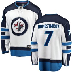 Vladislav Namestnikov Winnipeg Jets Men's Fanatics Branded White Breakaway Away Jersey