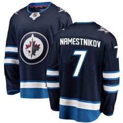 Vladislav Namestnikov Winnipeg Jets Youth Fanatics Branded Blue Breakaway Home Jersey